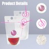 24Pcs Disco Party Drink Pouches with Straws Bachelorette Party Drink