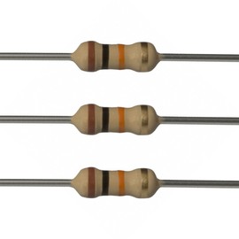 E-Projects 25EP50110K0 10k Ohm Carbon Film Resistors, 1W, 5% (Pack of 25)