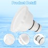 DIELOVEHUA Vacuum Adapter RP/RX Skimmer Attachment, Pool Skimmer Adapter, Compatible