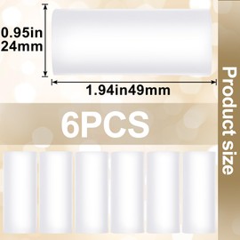 Pndeyo 6pcs Gel Finger Sleeve, Silicone Finger Cots Protectors, Elastic Clear Finger Cushions Tubes for Arthritis Finger Corns Cracking Blisters Calluses Protect