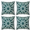 Red Rainbow 4 Pack Waterproof Garden Cushion Covers Boho Arrow