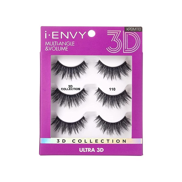 KISS i Envy 3D Collection Eyelashes Multiangle & Volume (KPEIM110)