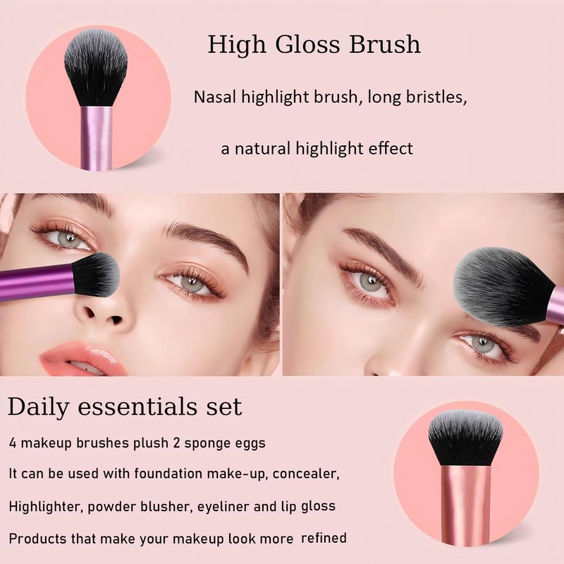 Makeup Brush Set, Face Base Makeup Brush Kit, Makeup Brush