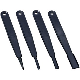 Inoue Kougu 17010 PC Sash Spatula Set 0.11, 0.24, 0.71 inches (3, 6, 9, 18 mm), Set of 4