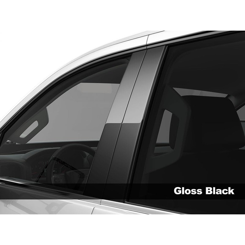 Rvinyl Pillar Post Window Trim Compatible with Hyundai Elantra 2021-2024