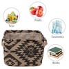 LessMo 4 Pack Storage Baskets, Collapsible Mini Storage Boxes, Canvas