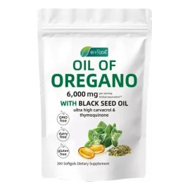 Suplemento Aceite De Oregano 300 Capsulas Blandas 6000mg                                                                                              