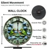 Emotional Connection 25x25cm Wooden Clock Functional and Meaningfulsheet size: 25*25cm/9.843*9.843inch,
