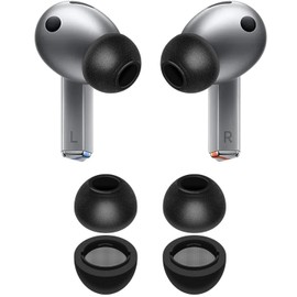ALXCD Foam Ear Tips Compatible with Galaxy Buds 3 Pro SM-R630N Earbuds, Medium Size 2 Pairs Ear Tips Memory Foam Earbuds Replacement Tips, Compatible with Galaxy Buds 3 Pro SM-630N M