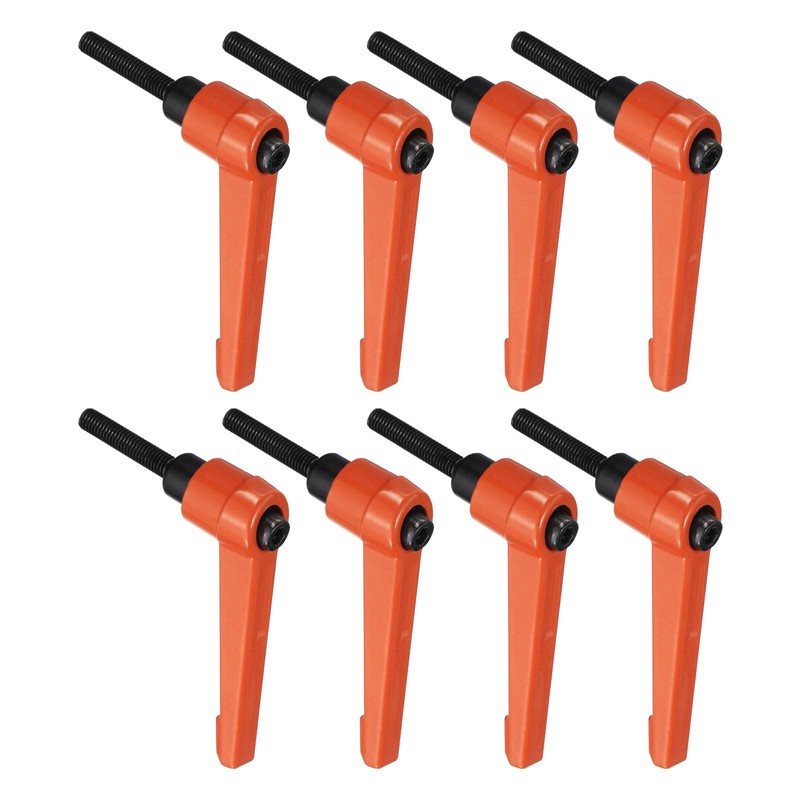 QUARKZMAN Pack of 8 Lever Adjustable Handles M5 x 25