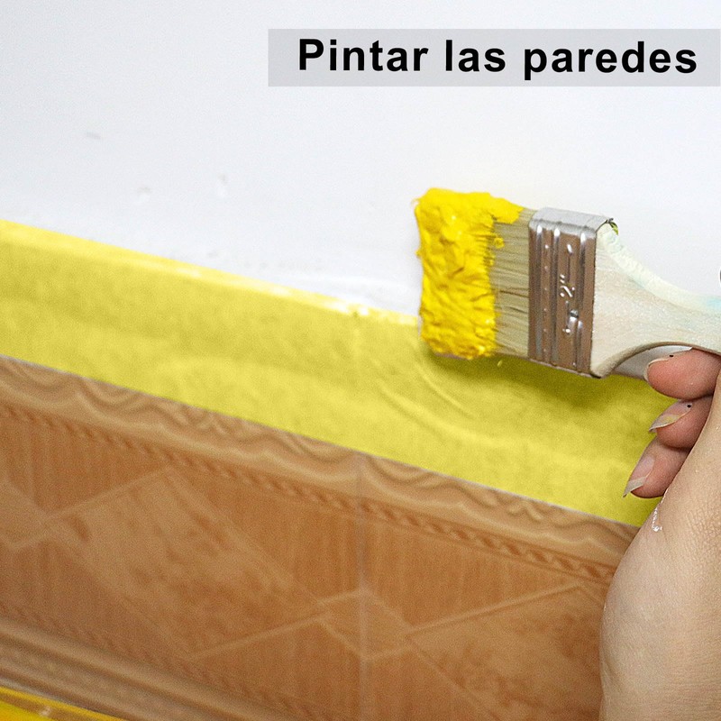BOMEI PACK Cinta de Pintor Amarillo 1.88 Pulgadas x 60