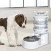 RIZZARI 6L White Pet Water Dispenser for Cats and Dogs