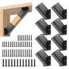 ZOBGOWE 45-Degree Angle Bracket for 2x4 Post(Actual 1.5''x3.5''), Heavy Duty