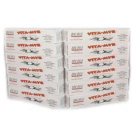 12 Pk VITA-MYR 4 Oz Herbal Zinc+ Natural Toothpaste Effective Toothpaste No Sugar, No Fluoride, No SLS, No Aspartame, No Saccharin, Low-Abrasive, Gluten Free & Vegan