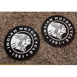 Indian Lot of 2 Indian Motorcycles Decals Stickers Scout Bike Since 1901 Pair 5"