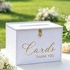 Extra Large Card Box with Lock & Slot, Big Wedding
