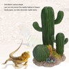 Simulation Resin Cactus Ornament Stable Aquarium Cactus Decoration with Succulents