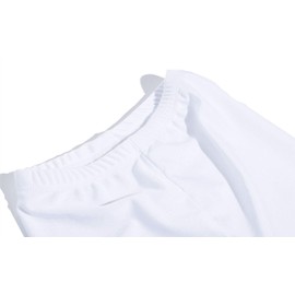 AceAcr Mallas de ballet para hombre y niño, Medias de estribo blancas, Large