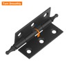 sourcing map 2Pcs 2 x 0.91 Inch Door Hinge Solid