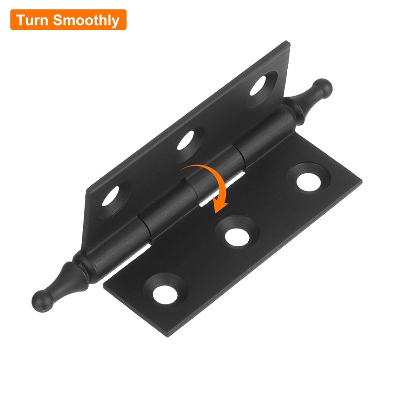 sourcing map 2Pcs 2 x 0.91 Inch Door Hinge Solid