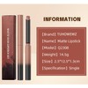 3-Piece Matte Lipstick Set, Nude Pink, with Lip Liner and
