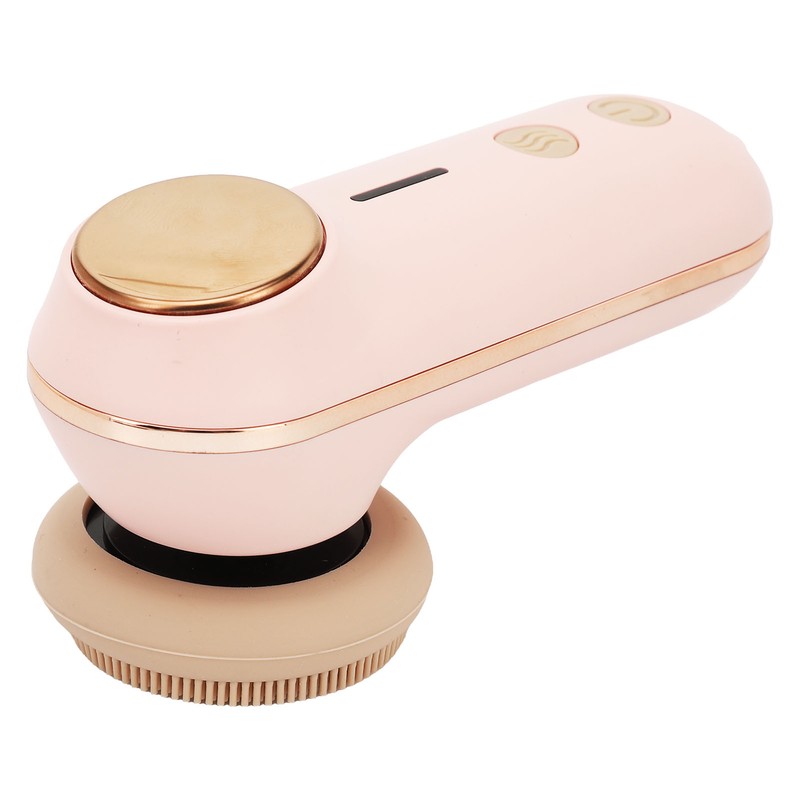Face Massage Device Brush 3 Gear Adjustable Silicone Heads Heating