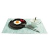 Marstree Washable Placemats for Woven Vinyl Kitchen Table Mats Heat-Resistant