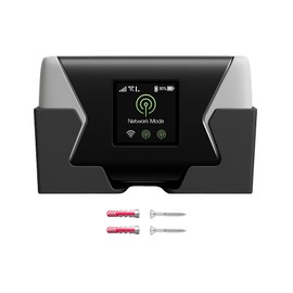 Naturalspring® Wall Mount for TP-Link M7450 / M7650 - Custom Fit Mobile Hotspot Mount - Includes Screws & Wall Plugs - Ideal for Campers & Motorhomes