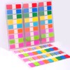 Sticky Tabs,moinkerin 900 Pieces Transparent Sticky Notes Book Tabs PET