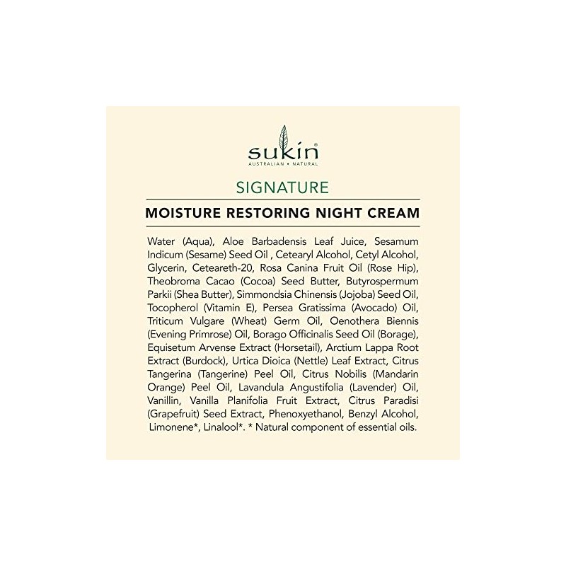 Sukin Moisture Restoring Night Cream 120ml by Sukin