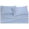 Royal Hotel Bedding 6pc Solid Blue Twin Extra Long Size