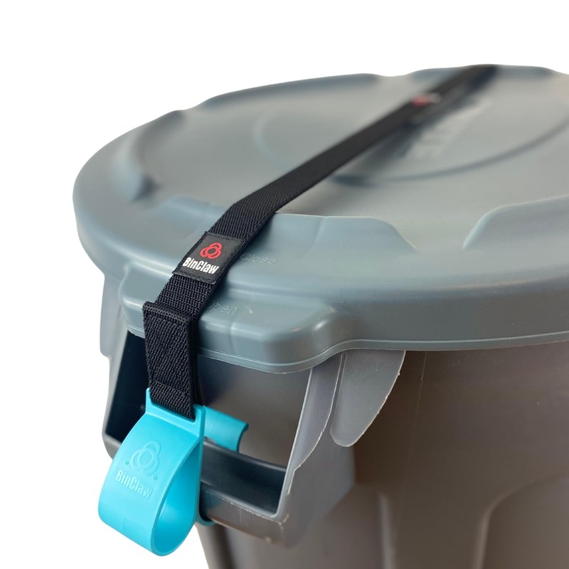 SideArm by BinClaw – Heavy-Duty Trash Can Lock for Round