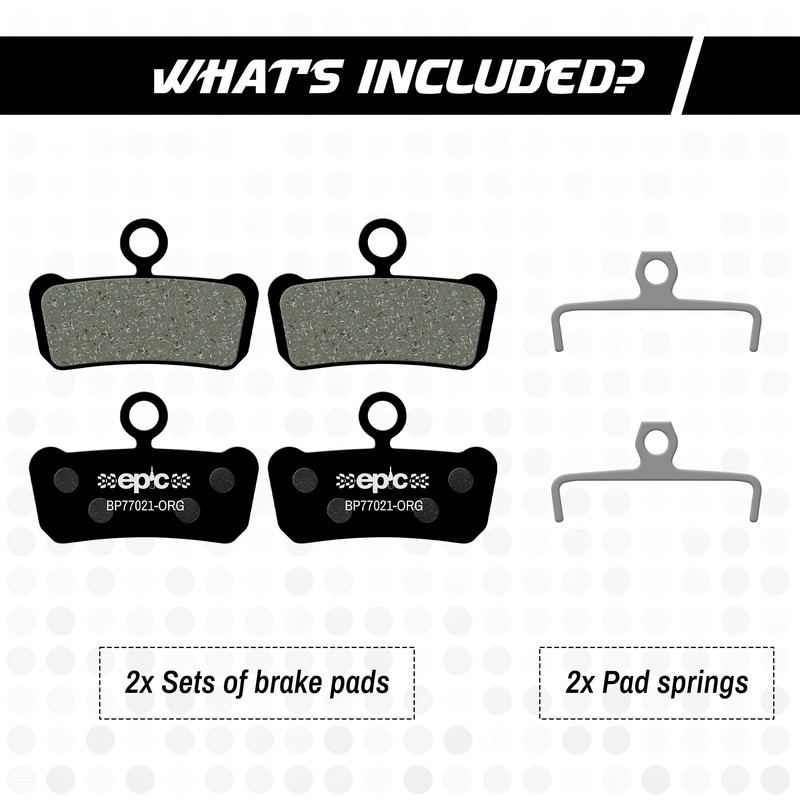 epic Disc Brake Pads for SRAM G2, Guide, Guide Ultimate