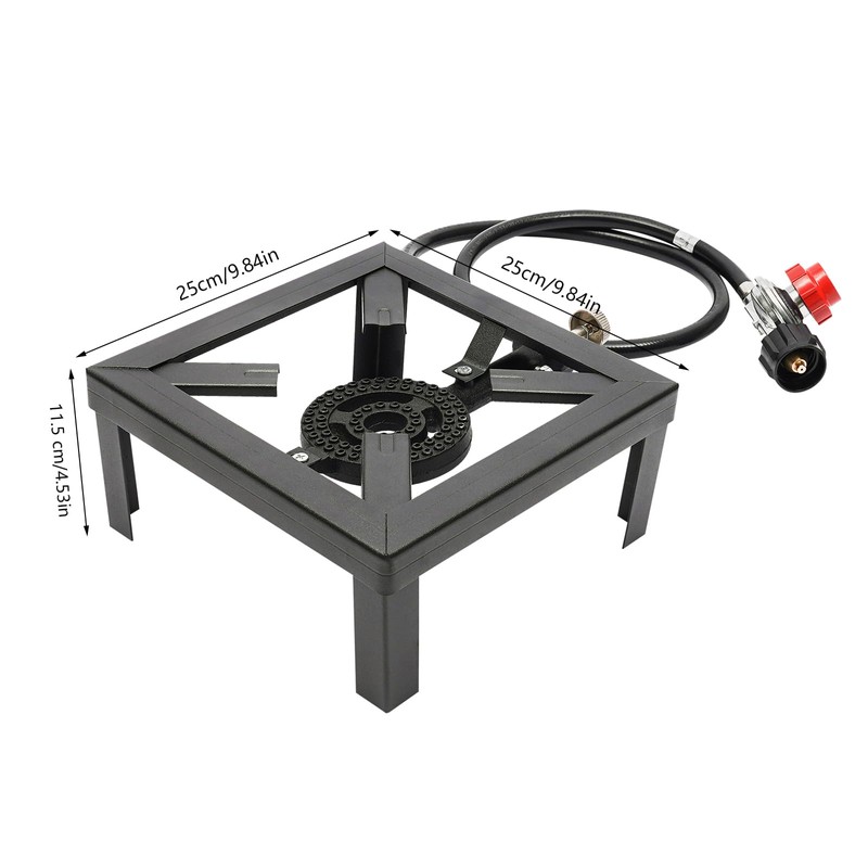 High Pressure Single Propane Burner for Outdoor Cooking, Propane Burner