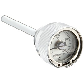 Daytona APE93340 Motorcycle Oil Thermometer with Dip Stick (Clear)