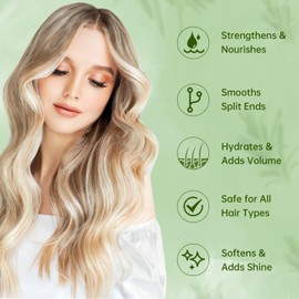 VGO Rosemary Oil for Hair Growth & Care Oil 2.02 oz – Strengthening, Nourishing & Repairing, Reduces Split Ends, Improves Hair Texture, Safe for All Hair Types