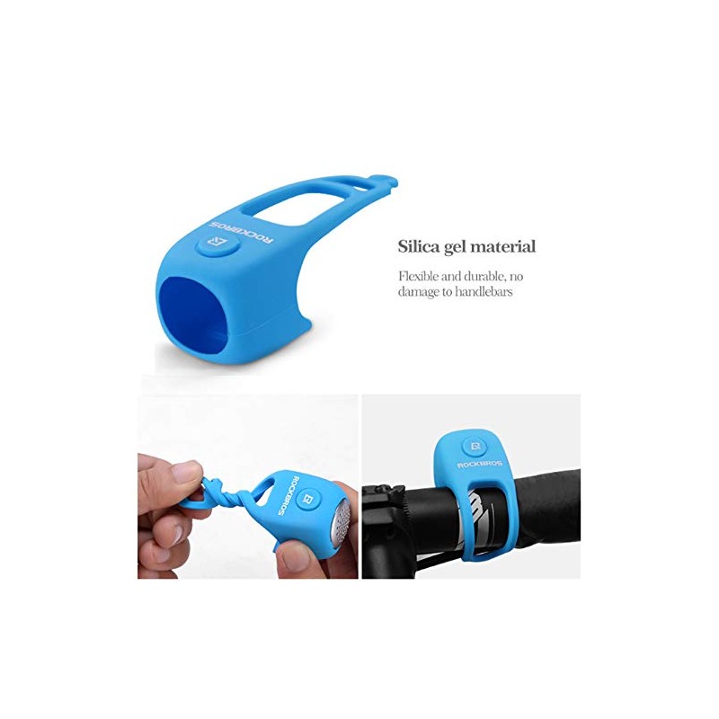 Bike Bicycle Cycling Handlebar Bell, Electric Bell Horn for for
