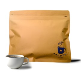 Home-roasted Decaffeinated Blended for Body and Mind - 7.1 oz (200 g) Rich Deep Roasted Caffeinated Coffee with Less Sour Taste (Powder (Medium Fine Grind))