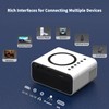 Portable Projector, Full High Definition 1080P, Built-in 4Ω-2W Speaker, Eye