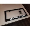 Custom Reflectivd Defender License Plate Frame Real Carbon Fiber W/