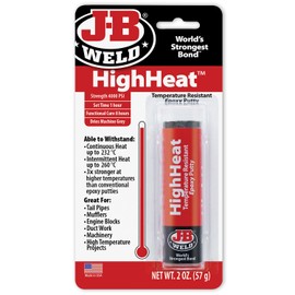 J-B Weld 8297 HighHeat 500 Degree Epoxy Putty-2 Pack
