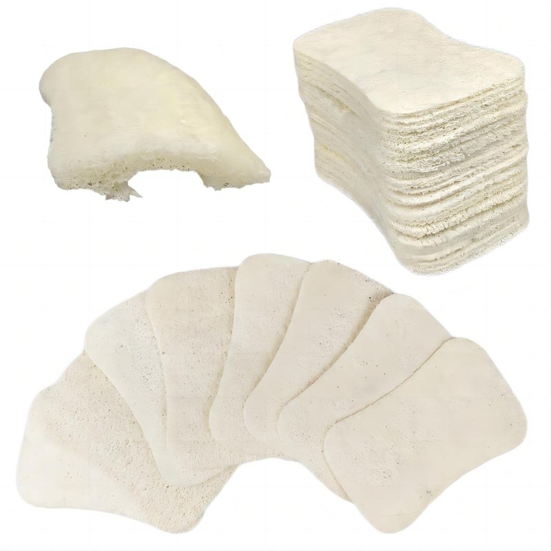 Esponjas naturales de lufa, esponjas de lufa naturales multiusos para