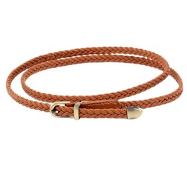 xdlhghe Belt Chain for Women Men Leather Black Brown Waist Body Chain Women's Plus Size Jewelry (Brown)