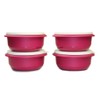 Tupperware Mixing Bowl Pro 1.0 L Dark Pink (4) Yeast