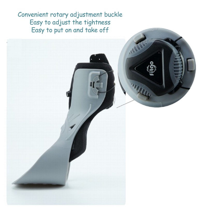 Ankle Stabilizer Adjustable Breathable Pain Reduce Portable Drop Foot Orthosis