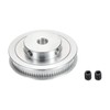 sourcing map 80 Teeth 12 mm Bore Control Pulley Aluminium