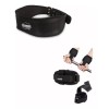 Techno Cinturón Para Pesas + Straps Con Muñequeras Paquete Gym