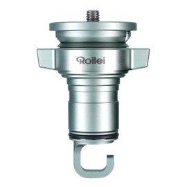 Rollei Levelling Adaptor for Lion Rock Pro - Stable in 360°, Flexible Tilt, Maximum Load 20 kg