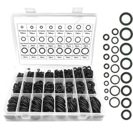 1200 Pcs/Kit 24 Tamaños de Caucho O-Anillo,Arandelas de Goma,Kit de Juntas Tóricas de Goma,Juego Surtido de Juntas Tóricas,Juego de Juntas de Nitrilo,Surtidos Kit De Juntas, para Coche, Válvulas etc