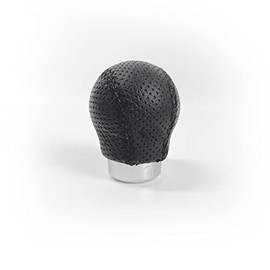 OCC MOTORSPORT ROUND BLACK LEATHER GEAR KNOB